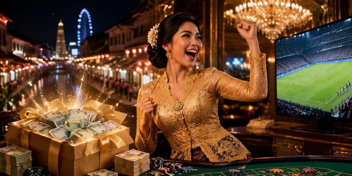 Suasana permainan dan pertaruhan kasino berbaju kebaya di Melaka dengan platform 20x