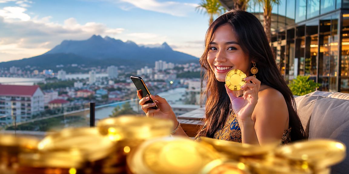 Pemain kasino mudah alih di Sabah menggunakan platform 20x dari telefon